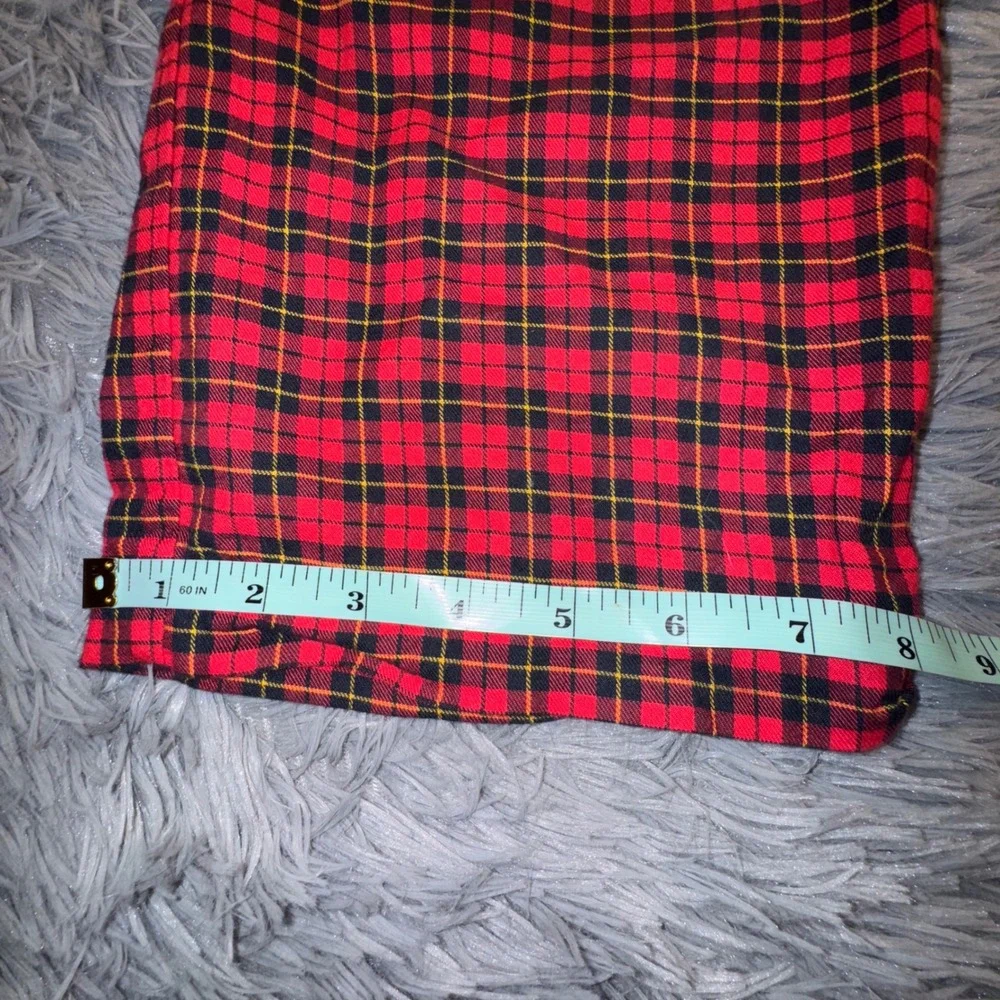 Polo Ralph Lauren Tartan Plaid Pajama Pants Sleepwear Pockets‎ Red Men's Medium